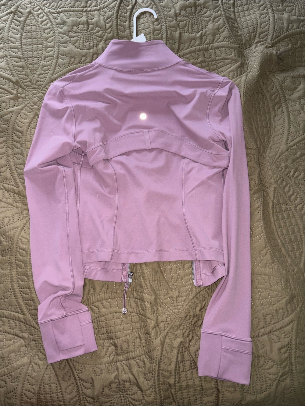 lululemon athletica Lavender-Pink silver Zip Jacket define jacket - Picture 5 of 6